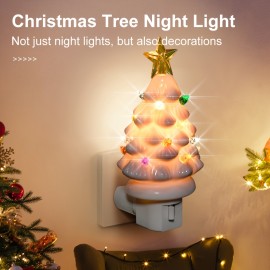3pcs Of Holiday Christmas Tree Wall Lights, Christmas Decorative Plug-in Night Lights, Wall-mounted, 120V, American Plugs, Suitable for Bedrooms, Corridors, Staircases, Christmas Interior Decoration, Christmas & Christmas Gifts