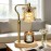 Adjustable Height Modern Wax Warmer Lamp with Wooden Base -Dimmable Brightness & Timer Function, Premium Material Ambient Lighting, Romantic Home Decor Gift for Bedroom Living Room (Bulb Not Included)