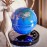 Magnetic Levitating Earth Floating Blue Planet Lamp RGB LED 360°Rotating With Illuminating Clock Base Stylish Desk Night Light For Home Office Decor, Unique Gift For Men, Boyfriends, Table Lamp