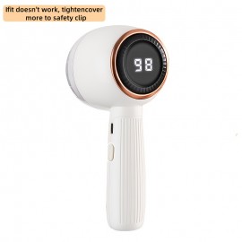 Pom-pilling Trimmer | Powerful Tool for Removing Pom-pilling, Suitable for Sweaters, Coats, Bed Sheets, and Furniture | USB Charging, Rechargeable Battery, Efficient Use, Easy Application