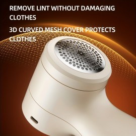 Rechargeable Fabric Shaver with Digital Display | Long-lasting Battery, USB Charging, Ideal for Home and Travel, Perfect Christmas Gift