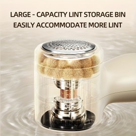 Rechargeable Fabric Shaver with Digital Display | Long-lasting Battery, USB Charging, Ideal for Home and Travel, Perfect Christmas Gift