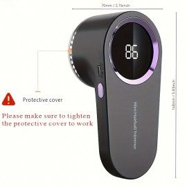 500mAh Portable Hairball Trimmer | USB Rechargeable, Quick and Convenient for Clothes, Furniture, Sweaters, Sofas, Blankets