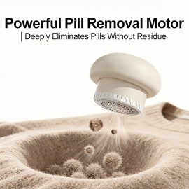 Portable Lint Shaver, Available in Four Colors, Rechargeable Electric Lint Remover, Spherical Design, Lint Shaver for Clothing and Home Textiles, a Must-have Household Tool