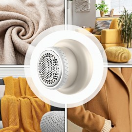 Portable Lint Shaver, Available in Four Colors, Rechargeable Electric Lint Remover, Spherical Design, Lint Shaver for Clothing and Home Textiles, a Must-have Household Tool