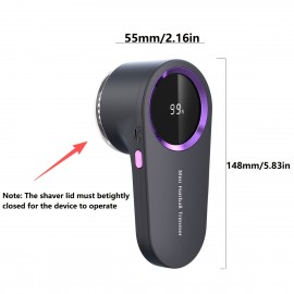 Electric Lint Remover, Lint Remover, and Fabric Trimmer—portable and Easy to Clean, Perfect for Home or Apartment Use. Includes Battery Indicator (an Excellent Christmas Gift)