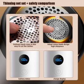 Portable Fabric Shaver Designed for Both Home And Car Use, an Essential Tool for Maintaining Clothing While Traveling, Featuring Effective Lint Removal And Smart Charging Capabilities.