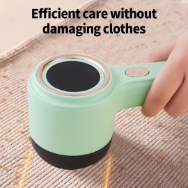 New Upgraded Portable Multi-Functional Ball Trimmer, USB-C Fast Charging, Electric Fabric Hair Remover with LED Smart Digital Display, Powerful Motor, Fleece Remover, Sofa Ball Trimmer, Cleaning Tool for Clothes, Bedding, Carpets
