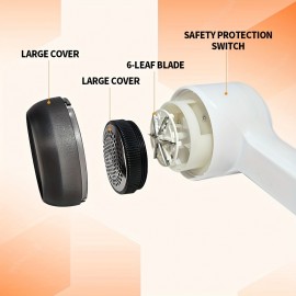 New Upgraded Portable Multi-Functional Ball Trimmer, USB-C Fast Charging, Electric Fabric Hair Remover with LED Smart Digital Display, Powerful Motor, Fleece Remover, Sofa Ball Trimmer, Cleaning Tool for Clothes, Bedding, Carpets