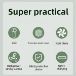 Hair Trimmer Fabric Shaver | 2-Speed Adjustment, Thickened Steel Mesh & Sharp Steel , Strong Suction for Clothes, Sweaters, Cotton Jackets & Sofa, Safe for Expensive Fabrics, Type-C Charging