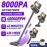 8000Pa Suction Cordless Vacuum Cleaner, 4-in-1 Handheld Vacuum with LED Display, Brushless Motor, Wet & Dry Vacuum Mop, Anti-Tangle Pet Hair, 3 Modes - Suitable for Home, Car, Carpet & Pet Hair Cleaning, Easy to Operate & Store, Household Cleaning
