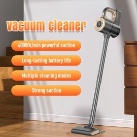 8000Pa Suction Cordless Vacuum Cleaner, 4-in-1 Handheld Vacuum with LED Display, Brushless Motor, Wet & Dry Vacuum Mop, Anti-Tangle Pet Hair, 3 Modes - Suitable for Home, Car, Carpet & Pet Hair Cleaning, Easy to Operate & Store, Household Cleaning