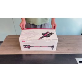 Cordless Vacuum Cleaner | Lightweight, 35Kpas Stick Vacuum with Rechargeable Battery, 45Mins Runtime, 8-in-1 Handheld for Hardfloor & Carpets, Pet Hair Removal, Aluminum Alloy Body, KIKETECH