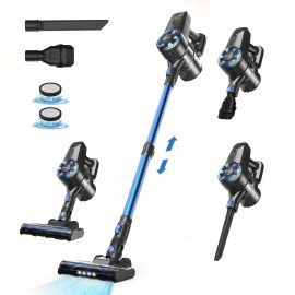 New Cordless Vacuum Gleaner, 58kpa, 6-in-1 Ultra-Lightweight Stick Vacuum with 2200 MAhBattery, 40 Mins Max Runtime, Powerful Vacuum Cleaners, for HomeCarpet & Pet Hair