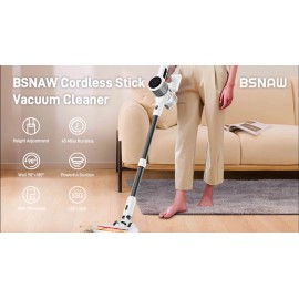 High-Suction Cordless Vacuum Cleaner with 38Kpa Power, 45 Minutes of Runtime, Cleaning Tools, Tangle-Free Design for Home Use, And an 8-In-1 Handheld Option Suitable for Both Hard Floors And Carpets