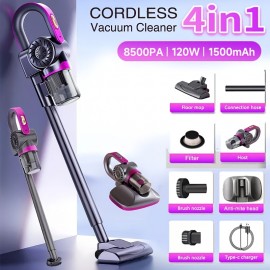 Cordless 4-In-1 Stick/Handheld Vacuum Cleaner for Carpets And Floors, Ideal for Pet Hair, Versatile for Home And Car Use