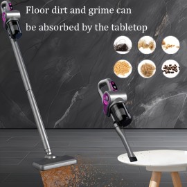 A Vertical Vacuum Cleaner with an Incredibly Powerful Motor That Effortlessly Handles Cleaning Throughout The House, Reaching All Corners with Ease. It Features Detachable Replacement Brush Heads, Wireless Suction, And Drag Cleaning Without Hassle