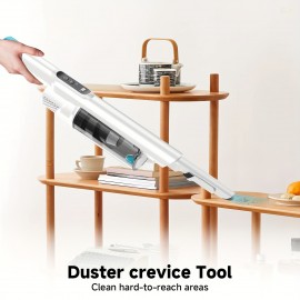 Cordless Stick Vacuum with Auto Empty System & HEPA Filter - Lightweight Portable Handheld/Corded & Hardfloor Sweeper, 40min Runtime, One-Touch Empty Dust Canister, 18KPa Strong Suction for Pet Hair, Compatible with Plug (120V)