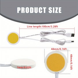 39.37inch USB- Smart Touch Dimmer Switch with Volume & Brightness - No Drill Easy Install Hidden Wiring for Light Dimmer, USB- Devices in Cabinets, TVs, Bedrooms (Compatible with USB- Light Strips)