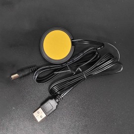 39.37inch USB- Smart Touch Dimmer Switch with Volume & Brightness - No Drill Easy Install Hidden Wiring for Light Dimmer, USB- Devices in Cabinets, TVs, Bedrooms (Compatible with USB- Light Strips)