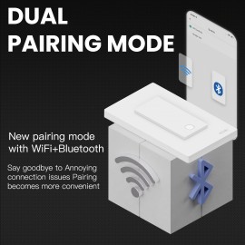 3pcs MOES Smart Light Switch, Compatible with Alexa & Google Home, Single Pole/3-Way WiFi Wall Switch with Smart Life App Remote Control, Neutral Wire Required, No Hub Required, for single/3-Way Circuit Wiring