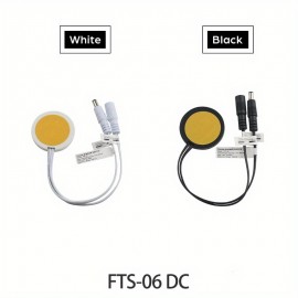 DC5-24V 25mm Wooden Furniture Touch Sensor LED Dimming Switch | 5A Hidden Surface Switch for LED Light Strip Decoration, Suitable for Halloween, Christmas Party, Black, White