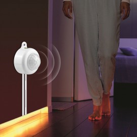 Highly Sensitive PIR Motion Detector Light Switch for DC5 - 24V, Designed for Automatic Infrared Detection, Suitable for Single Color RGB LED Strips