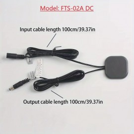 mart Touch Dimmer Switch with Sensor - DC5-24V/36V Low Voltage LED Light Controller, Easy Install Touch Panel for RGB/Cool White/Warm White LED Strips, Hardwired/Plug-and-Play Wiring, Compatible with Cabinets, Desks & Shelves