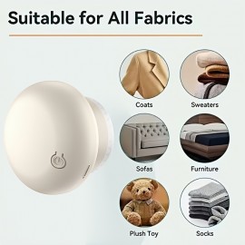 Portable Lint Shaver, Available in Four Colors, Rechargeable Electric Lint Remover, Spherical Design, Lint Shaver for Clothing and Home Textiles, a Must-have Household Tool