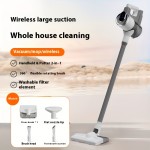 Home pole vacuum cleaner with multiple combing hair suitable for different scene needs, USB charging, high-power wireless vacuum cleaner