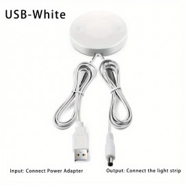 39.37inch USB- Smart Touch Dimmer Switch with Volume & Brightness - No Drill Easy Install Hidden Wiring for Light Dimmer, USB- Devices in Cabinets, TVs, Bedrooms (Compatible with USB- Light Strips)